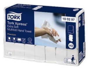 Tork Xpress Soft Multifold Premium lehträtik 2x 100lehte 21pakki/kastis