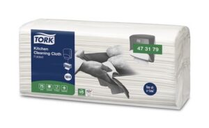 Tork Kitchen Cleaning Cloth Folded, W4, köögilapp 41,5x35,5 75tk pakkis