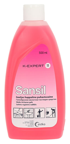 KE 11 Sansil geeljas happeline puhastusgeel 500ml