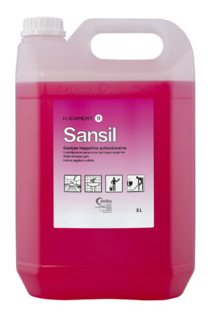 KE 11 Sansil geeljas happeline puhastusgeel 5l