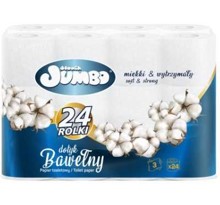 Tualettpaber Slonik Jumbo Bawelny 3x 24rll/pk