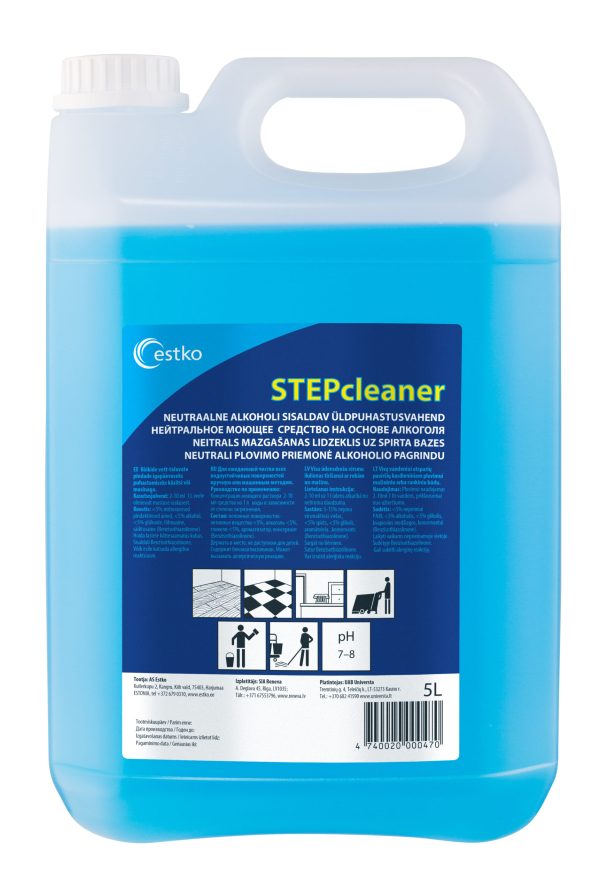 STEP Cleaner neutraalne alkoholi sisaldav üldpuhastusvahend 5l