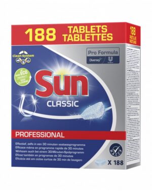 SUN prof. Classic nõudepesutabletid 188tk/pk