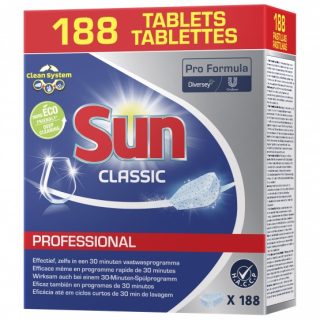 SUN prof. Classic nõudepesutabletid 188tk/pk