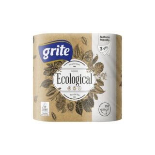 Tualettpaber Grite Ecological 3x 4rulli/pakkis
