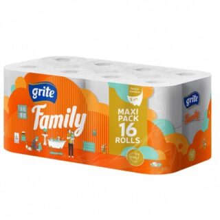 Tualettpaber Grite Family 3x 18.75m rullis 16rulli/pakkis