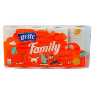 Tualettpaber Grite Family 3x 18.75m rullis 8rulli/pakkis