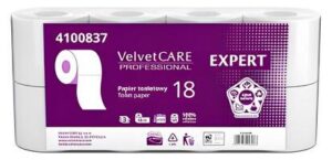 Tualettpaber Velvet Professional 3x kordne lumivalge, 18m rullis 8 rulli/pakkis