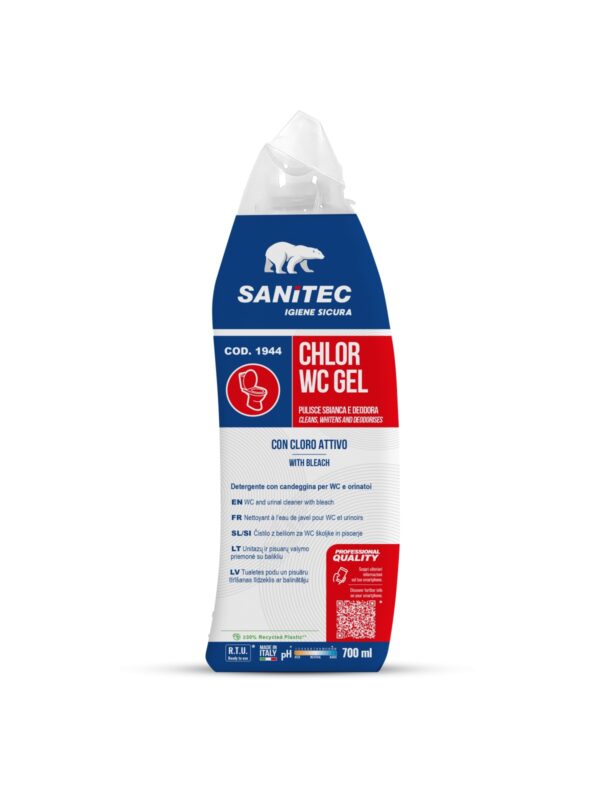 Sanitec Chlor WC Gel sanitaarruumide puhastusaine 700ml