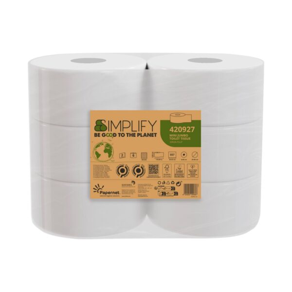 Papernet® Simplify Mini Jumbo tualettpaber 170m
